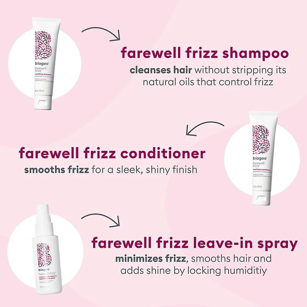 Briogeo Farewell Frizz™ 3 Piece Kit NIP
